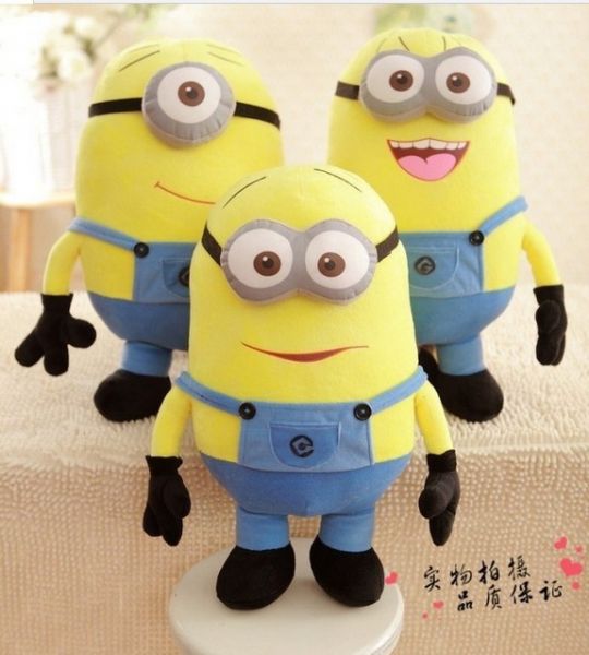 Pelucia Minion Meu Malvado Favorito - 3d 50 Cm Frete Gratis