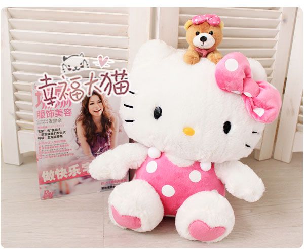 Pelucia Hello Kitty 30cm Frete Gratis Importada