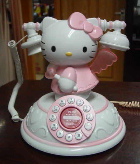 Telefone Retrô Hello Kitty Frete Grátis! Lindo!!