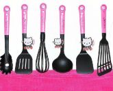 Novidade Kit Com 6 Talheres Hello Kitty , Sua Cozinha Linda